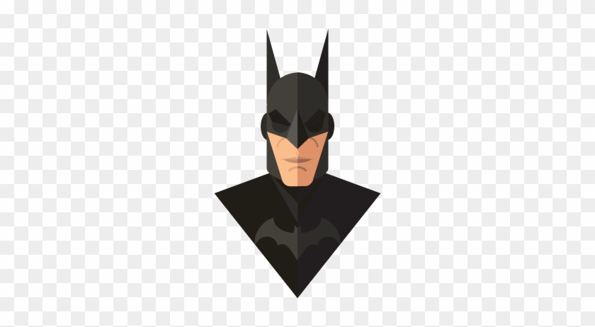 Batman Flat Illustration - Flat Art Super Heroes #1182402