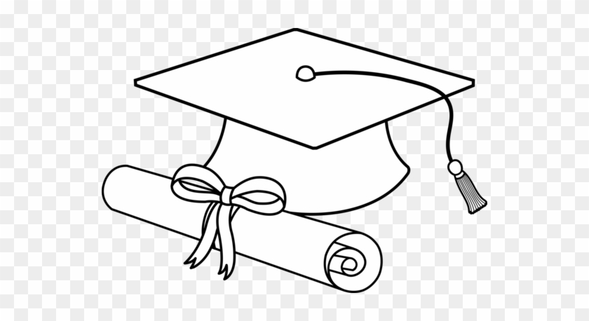 Diploma And Cap Drawing #1182406