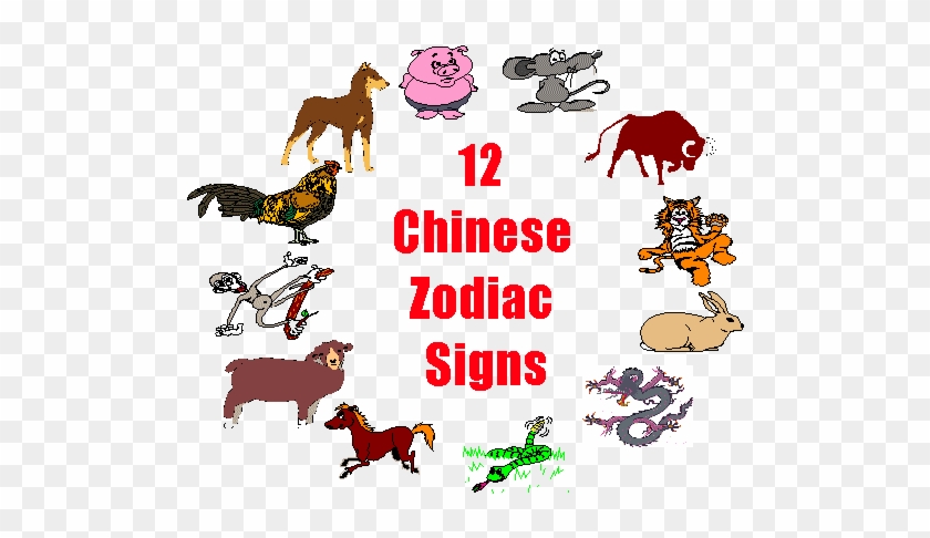 Chinese New Year Animals - 12 Zodiac Signs Chinese - Free Transparent PNG  Clipart Images Download