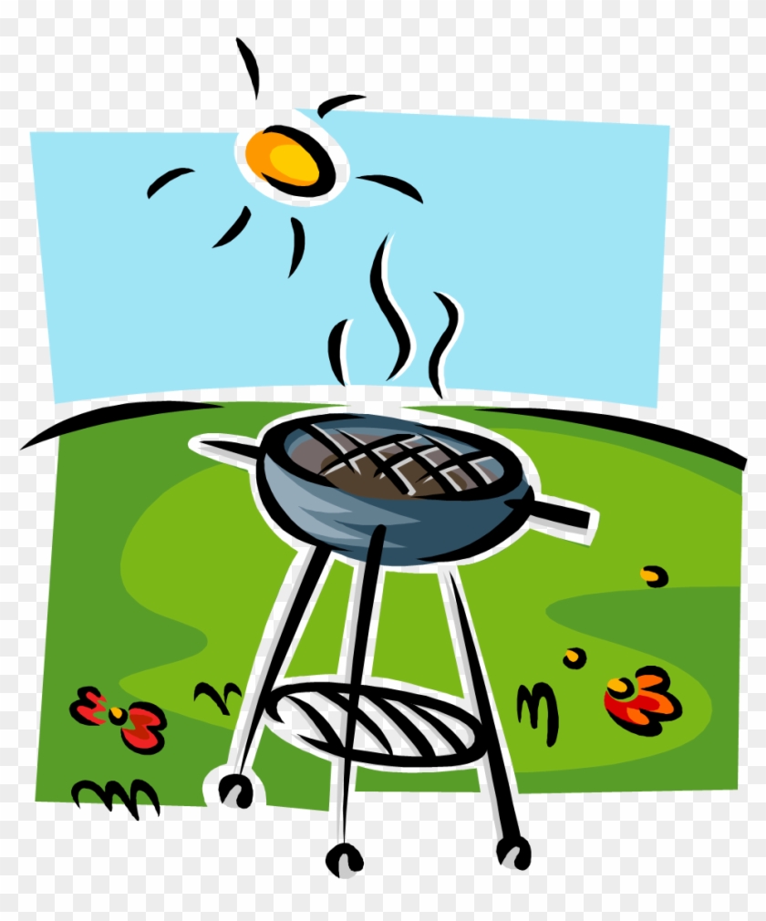 Backyard Bbq Party Clipart - Barbecue Clipart #1182719