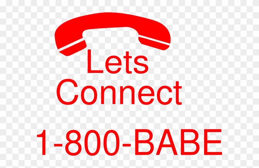 Lets Connect- Red Clip Art At Clker - Clip Art #1182748