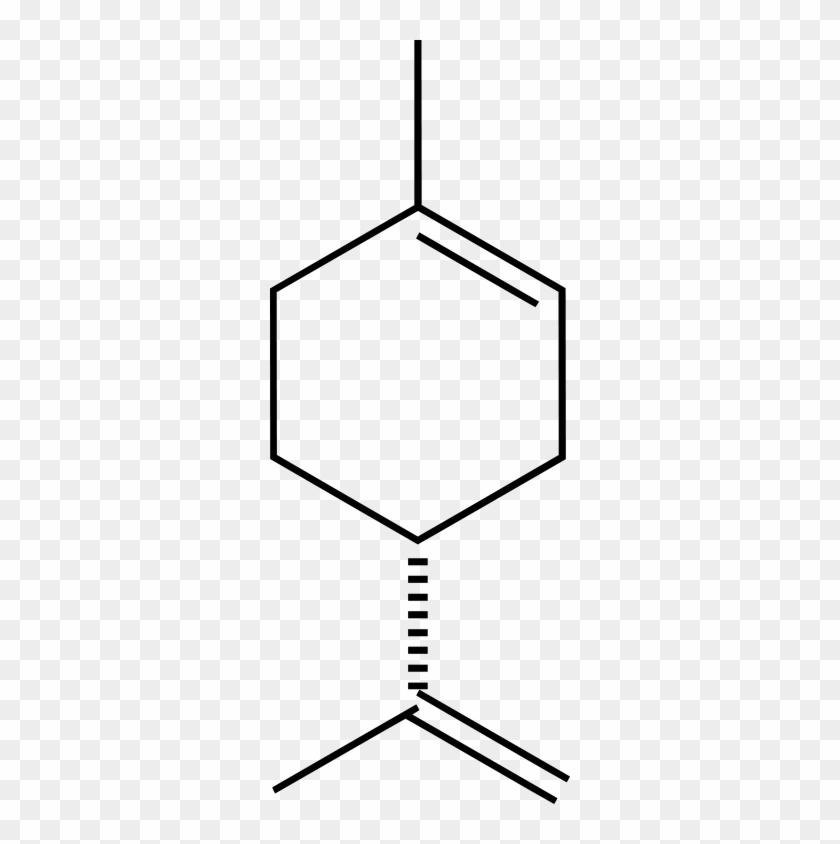 Limonene 2d Skeletal - Orange Peel Chemical Structure #1182793