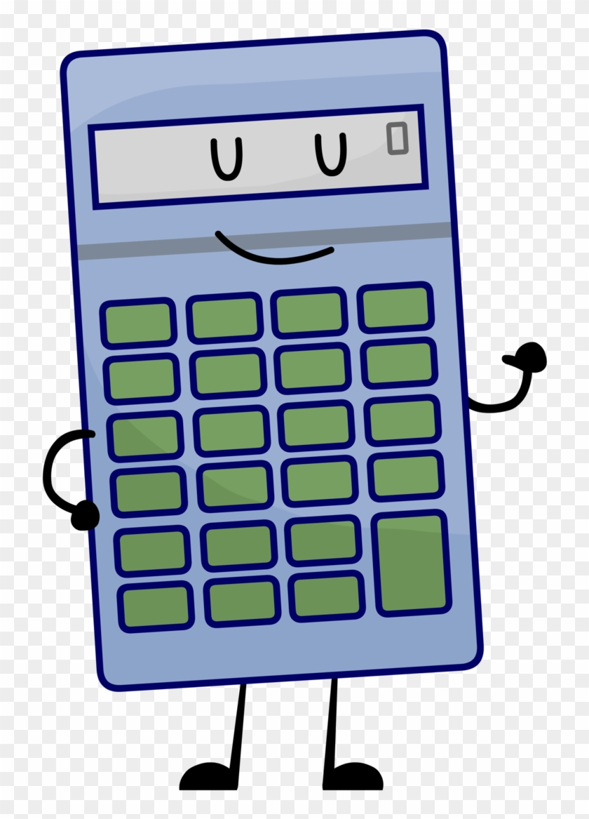 Calculator Pose By Huangislandofficial - Calculator Cartoon Transparent -  Free Transparent PNG Clipart Images Download