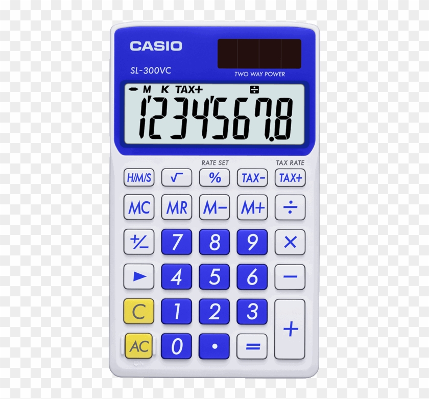 Scene1 - Casio Sl-300vc Basic Calculator - Pt - Sl-300vc-pl-s-ih #1182867