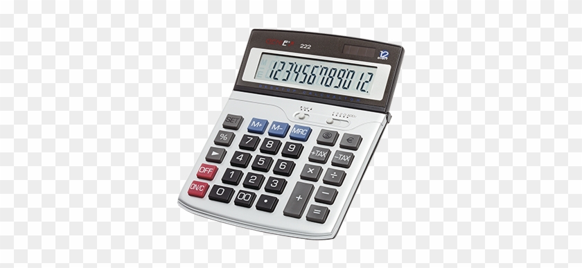 12-digit Business Desk Calculator With Dual Power - Genie 222 Calculator #1182903
