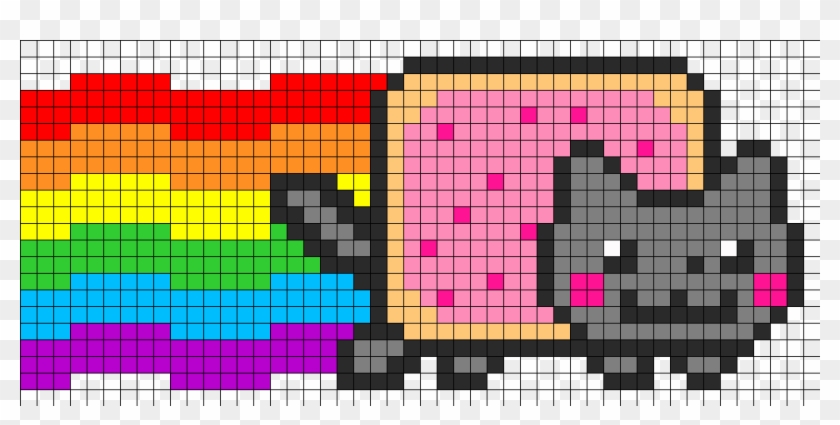 Evil Nyan Cat Gif And Friends - Nyan Cat Perler Beads #1182988