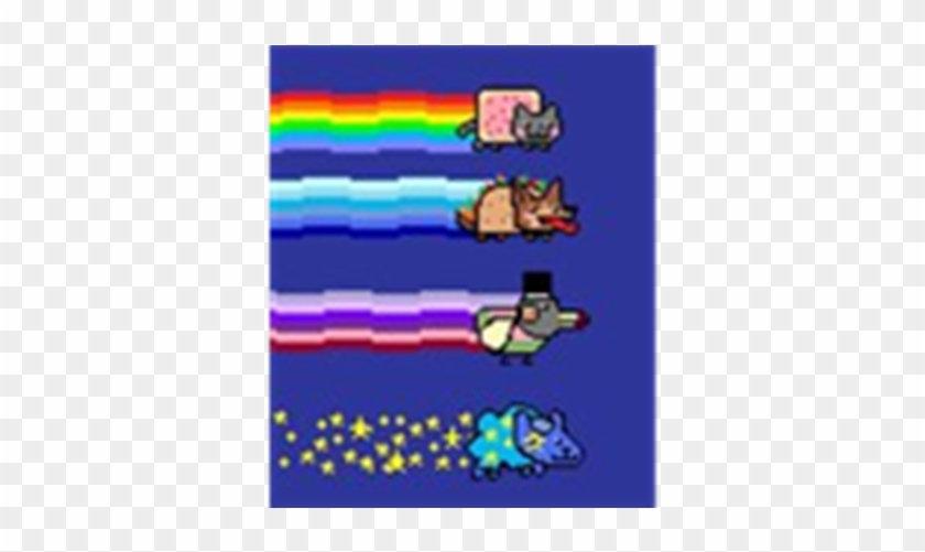 Nyan Cat Pixel Art Drawing Tacos Png Download 8200 - Taco Dog Nyan Cat #1182989