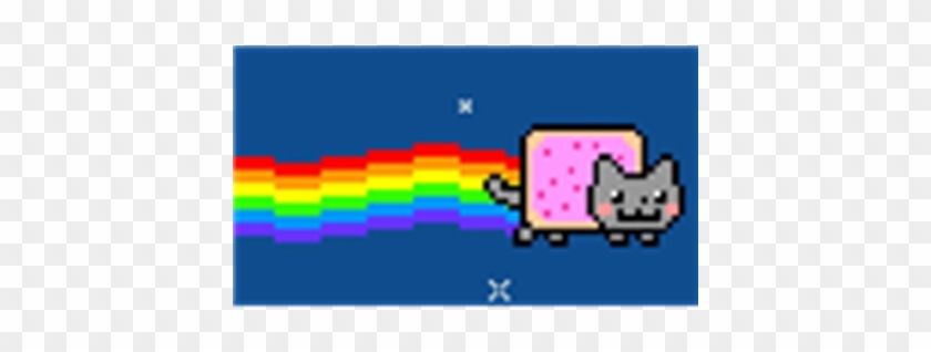 Nyan Cat And Rainbow Icon - Nyan Cat #1182997