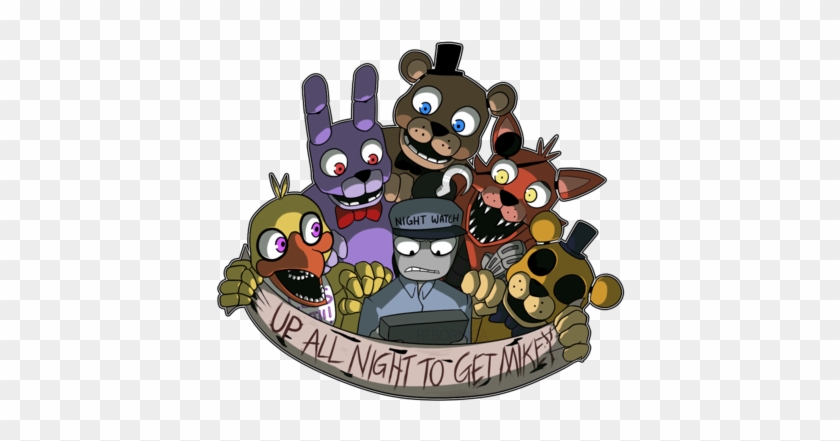 Night Watch Five Nights At Freddy's 4 Five Nights At - Boni Chica Freddy Foxy Y Golden Freddy #1183006