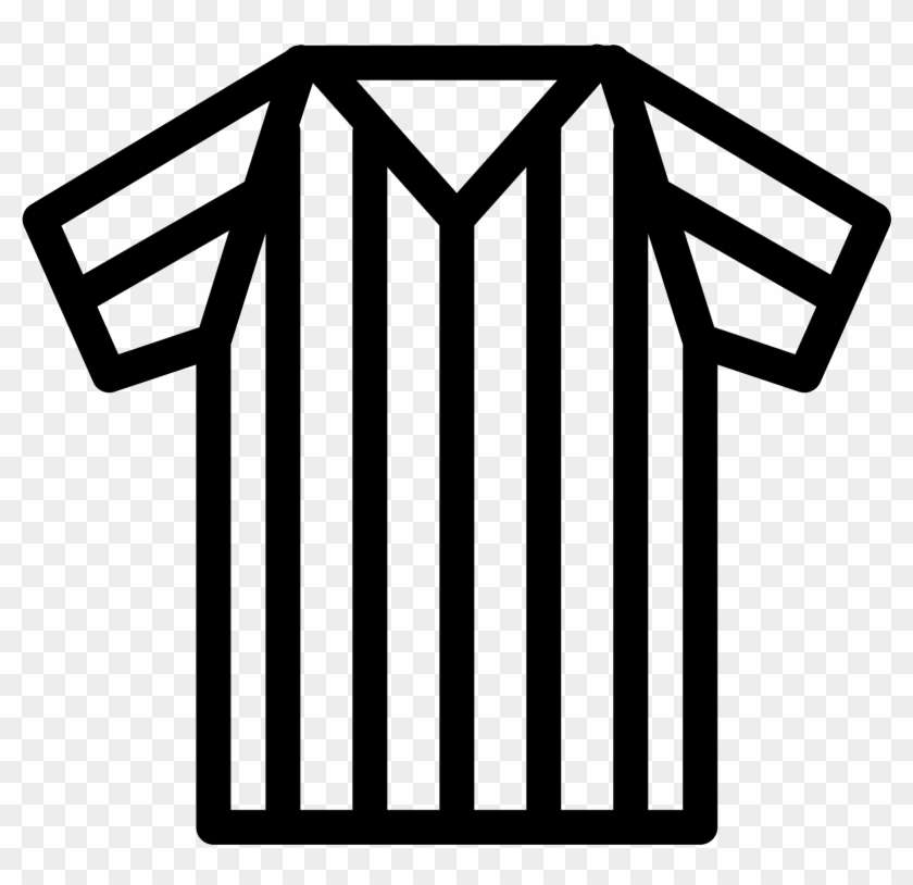 Referee Jersey Icon - Referee Shirt Vector Png #1183103