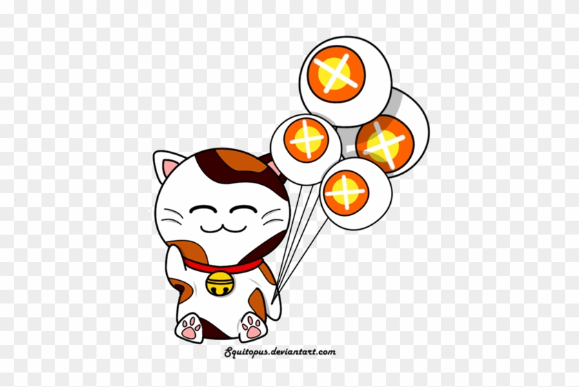 Neko The Lucky Cat By Squitopus - Waving Lucky Cat Gif #1183141