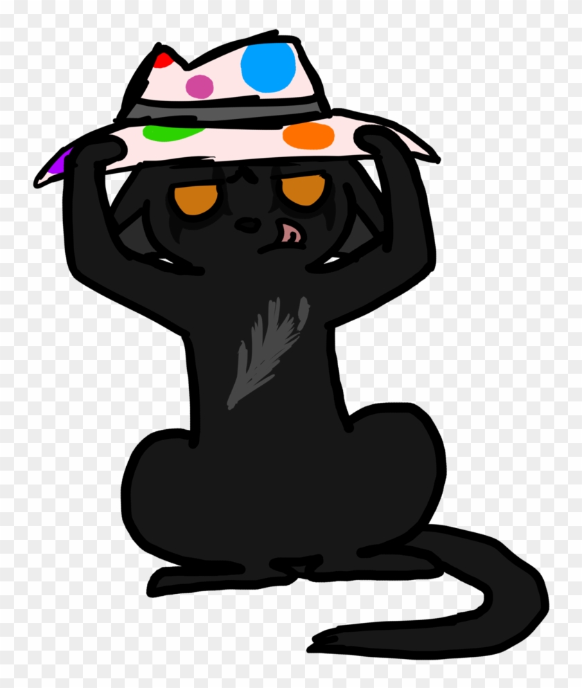 Cat Character Headgear Fiction Clip Art - Cartoon #1183161