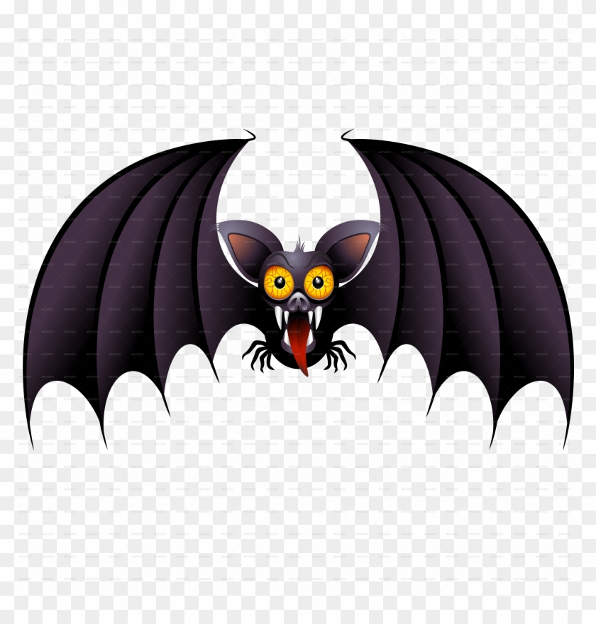 Inspiring Bat Cartoon Pictures Halloween And Pumpkin - Halloween Vampire Bat  Cartoon - Free Transparent PNG Clipart Images Download