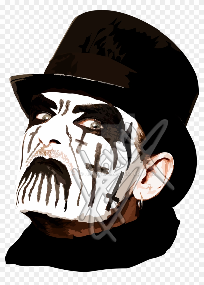 Realistic Illustration - King Diamond Gene Simmons #1183342