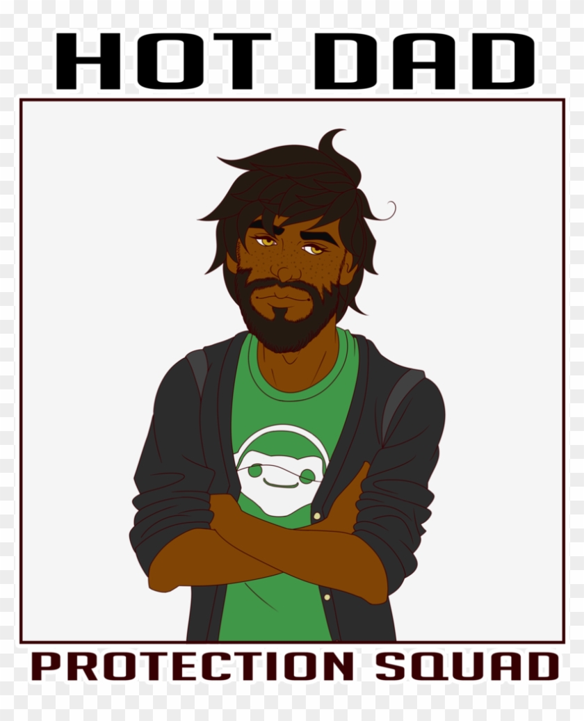 Hot Dad Protection Squad By Linkheichou Hot Dad Protection - Cartoon #1183417