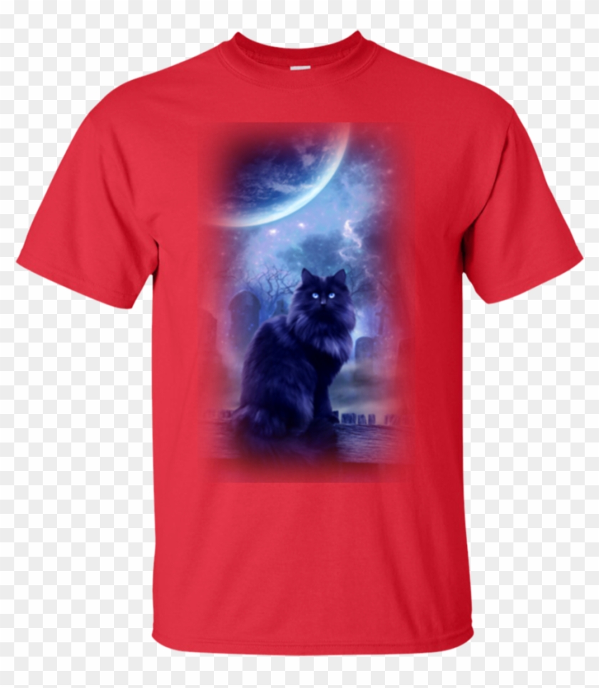 Halloween Black Cat Moonlight Hoodies Sweatshirts - Men's Tops Tees Fashion Game Of Thrones House Of Stark #1183418
