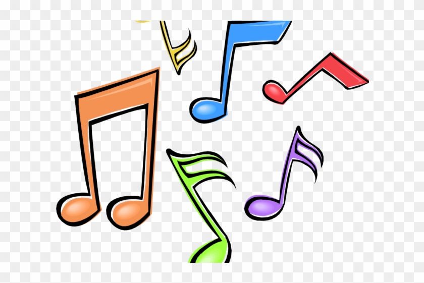 Music Note Clipart - Musical Notes With Colors #1183522