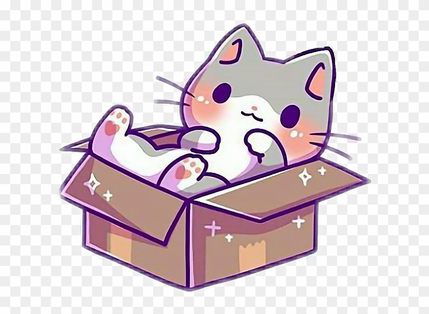 Kawaii Cute Kitty Cat Kittens Box Kittyinabox - Cat #1183565