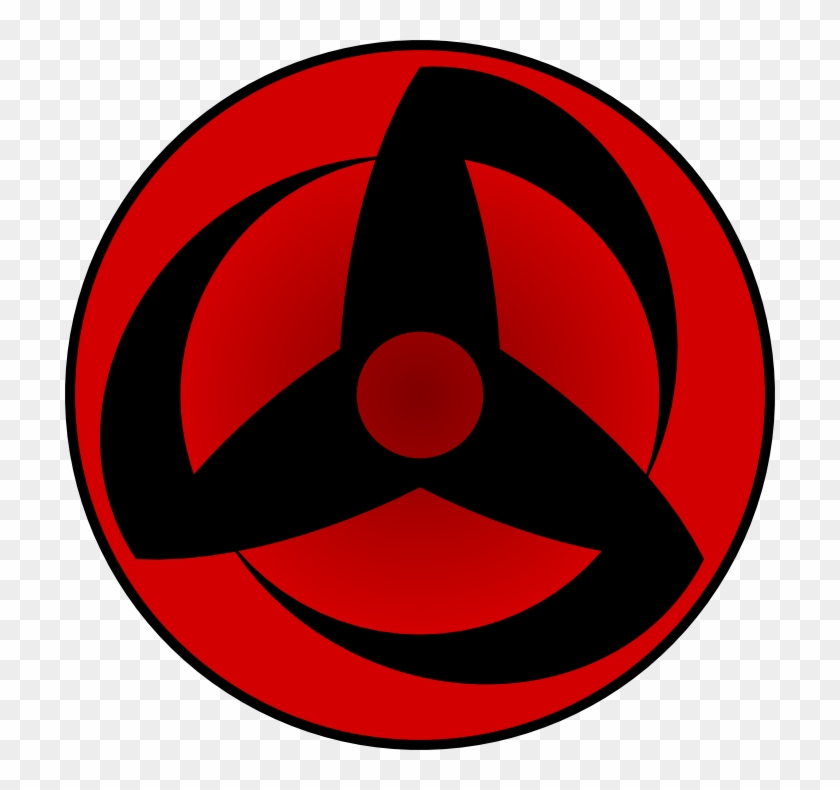 The Red Eyes And A Rinnegan On The White Eye Textures - Albanian Air Force Roundel #1183764