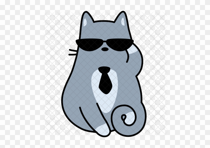 Pixel Cat icon. Free download transparent .PNG