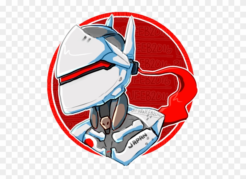 Genji Nihon Skin By Puffinweeb - Cartoon #1183882