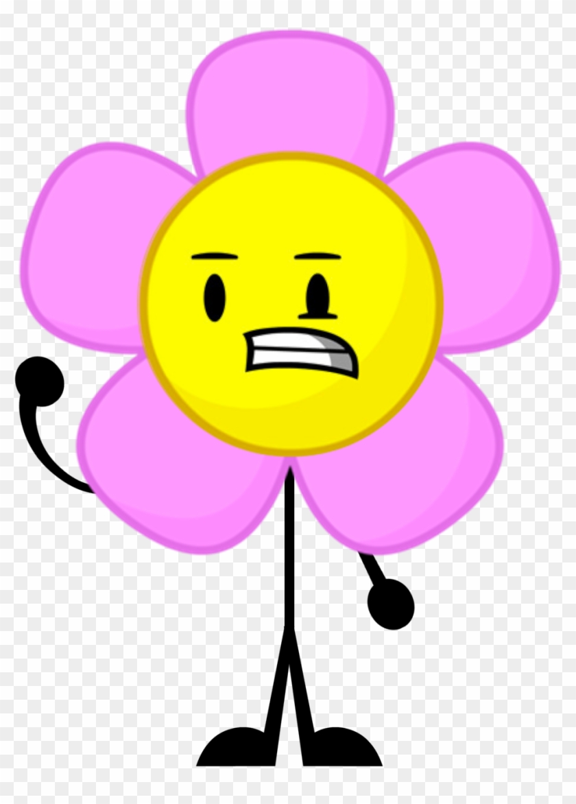 Pink Flower, Battle For Dream Island, Bfdi Recommended Characters, Flower  Robot, Blog, Facial Expression, Yellow, Cartoon transparent background PNG  clipart