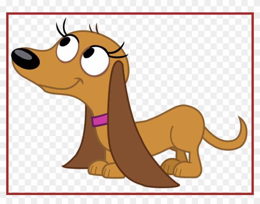 Amazing Strudel A Character From The Kids U Show Pound - Daschund Puppy Cartoon #1183946