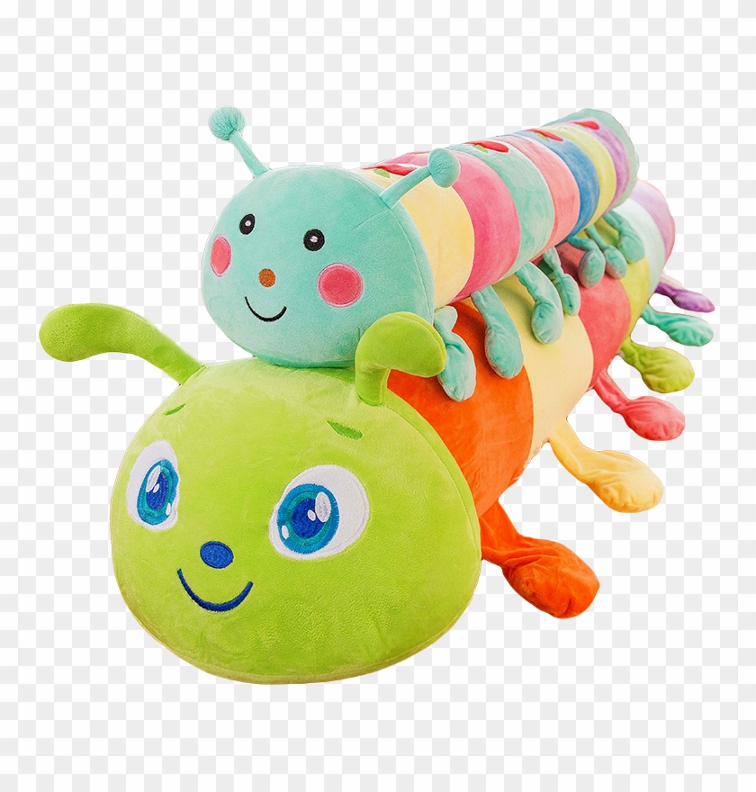 Plush Caterpillar Pillow, Plush Caterpillar Pillow - Stuffed Toy #1183974