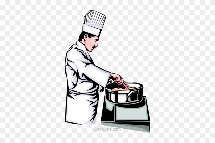 Chef Royalty Free Vector Clip Art Illustration - Cooking #1184047