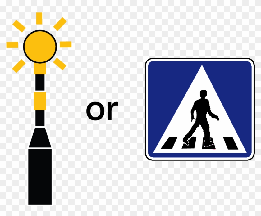 Drawing Of Alternative Zebra Crossing Indicators In - Zebra Crossing Sign Singapore #1184121