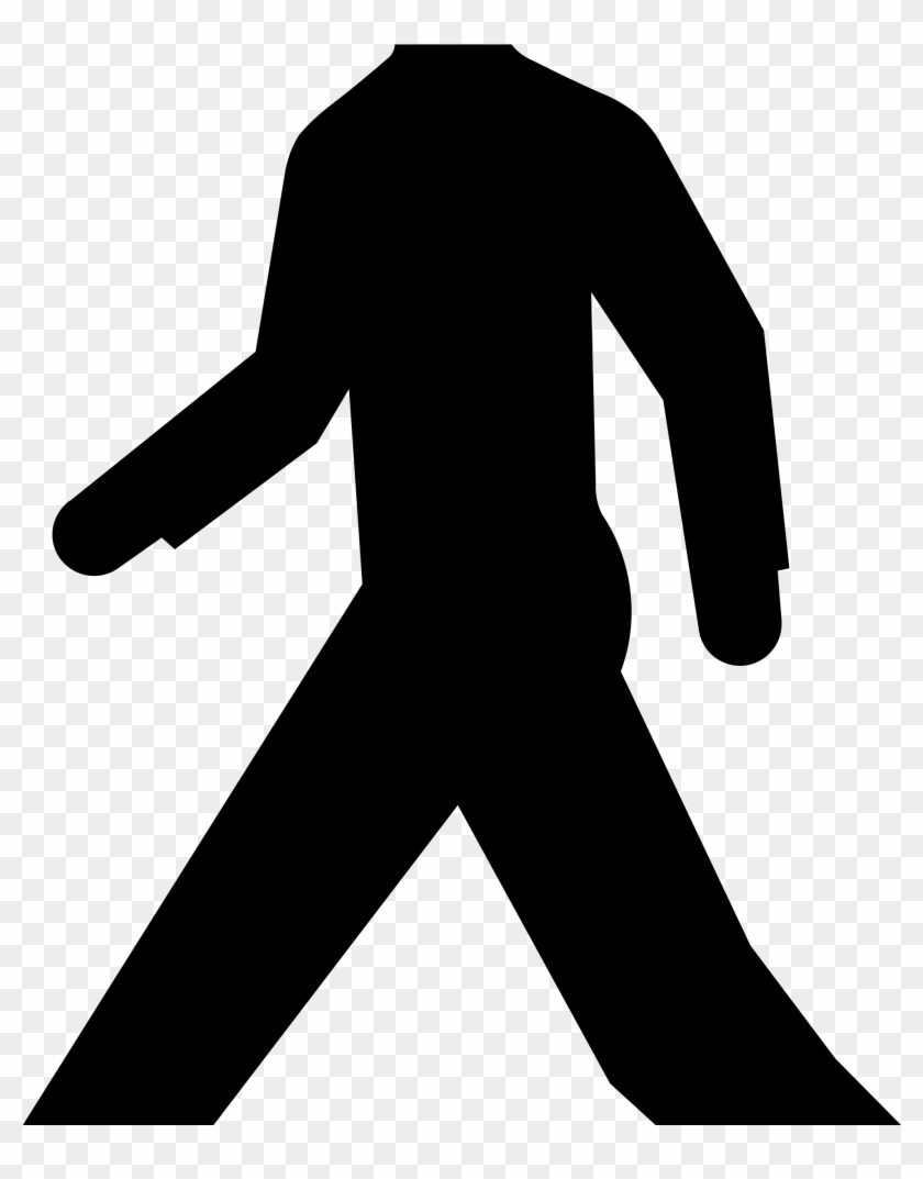 Big Image - Pedestrian Crossing Sign Man #1184127