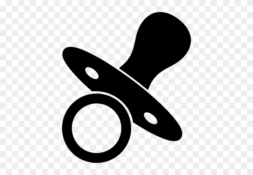 Pacifier - Pacifier Black And White - Free Transparent PNG Clipart ...
