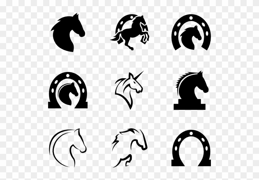 Rocking Horse Icon Silhouette On The White Background - Horse Icon #1184199