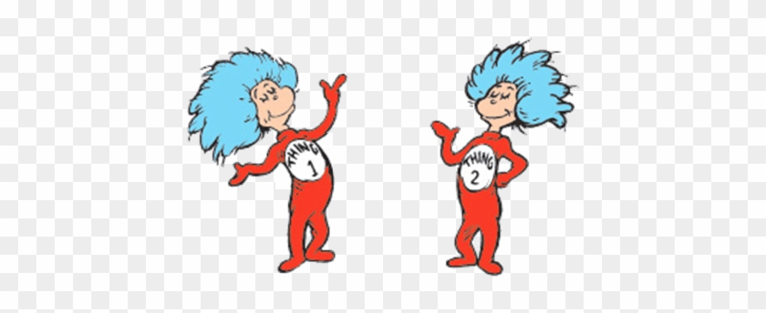 Thing 1 And Thing 2 Google Search Cat In The Hat Party - Cat In The Hat Knows #1184294