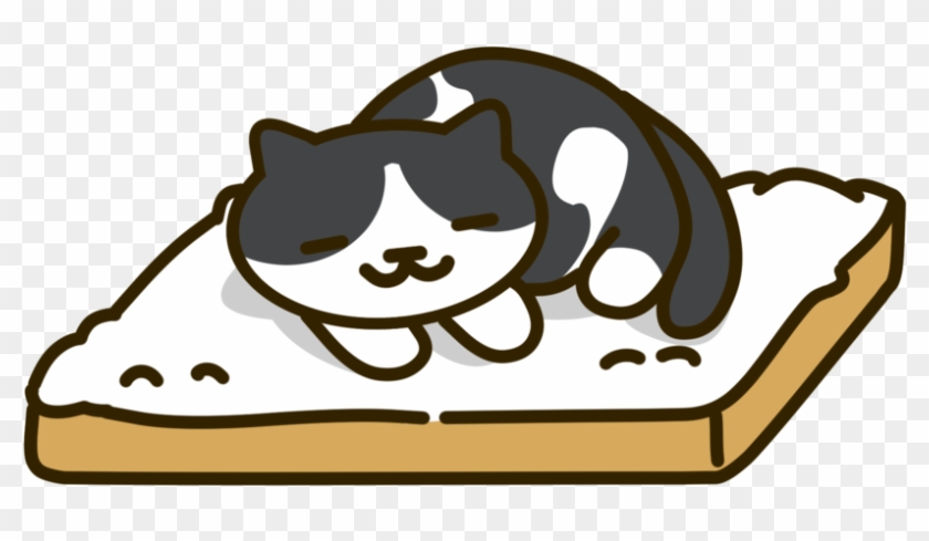 Clipart Of Cat On The Mat - Tagged #1184346