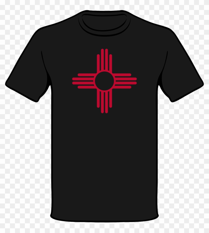 Nm Zia Symbol Shirt - Albuquerque City Flag Note Cards #1184403