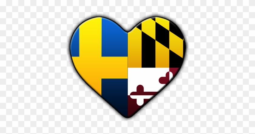 Love From R/maryland <3 - Flag Of Maryland #1184469