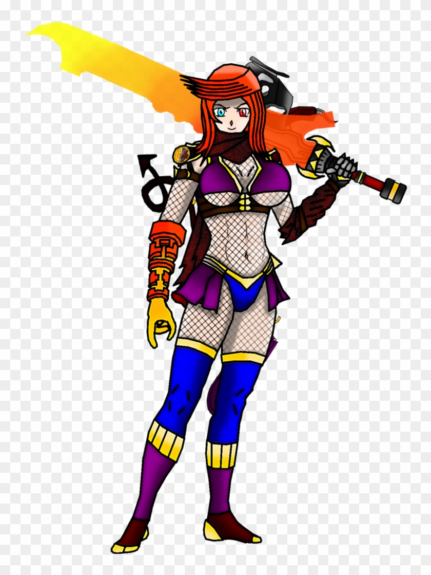 Nerissa Gladium Huge Furnace Outfit By Devil Wolf Cyclone - Cartoon #1184555