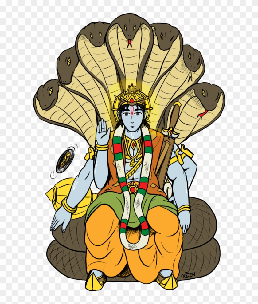 The Throne Of Narayana By Vachalenxeon - Cartoon #1184594