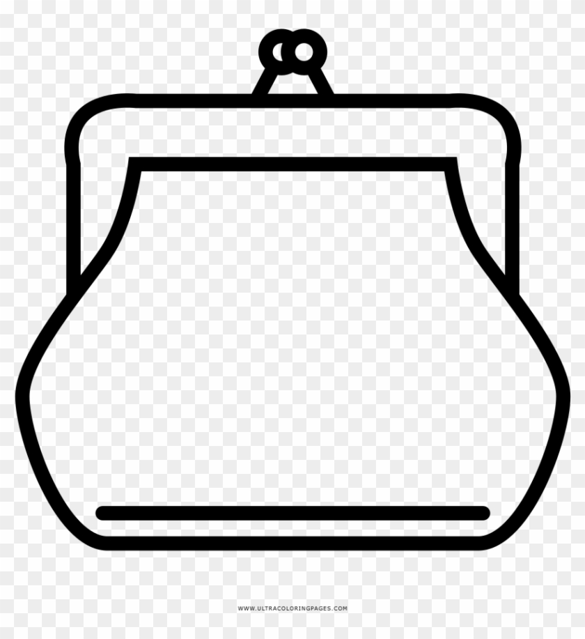 Coin Purse Page - Dibujo De Un Monedero - Transparent Clipart Images Download