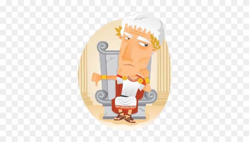 Throne Clipart Emperor - Roman Emperor Clipart #1184644