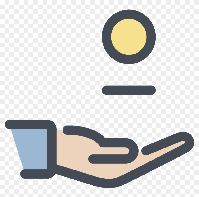Coin In Hand Icon - Wash Hand Icon #1184663