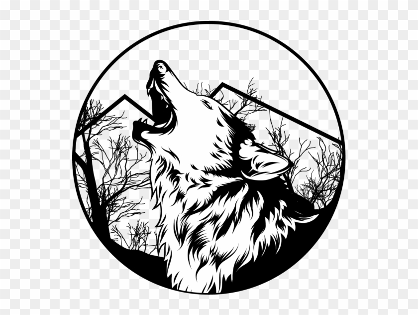 Lone Wolf Vector Illustration, Lone, Wolf, Angry Png - Gray Wolf #1184672