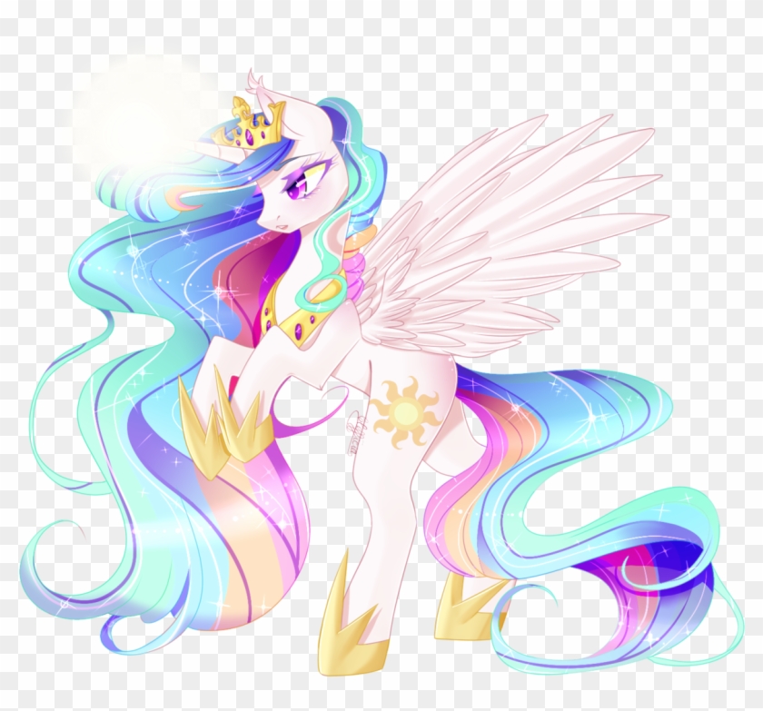 Clefficia, Crown, Female, Jewelry, Magic, Mare, Pony, - Princess Celestia #1184710