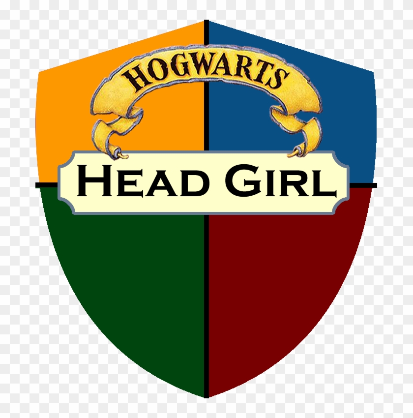 Head Girl Badge - Hogwarts Crest #1184726