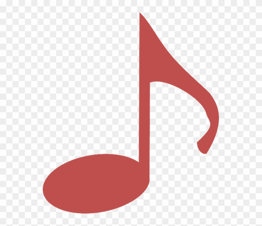Red Music Note - Clip Art #1184834