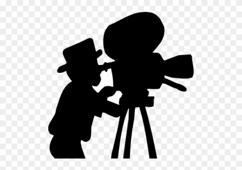 Movie Camera Silhouette At Getdrawings - Movie Camera Clipart Png #1184919