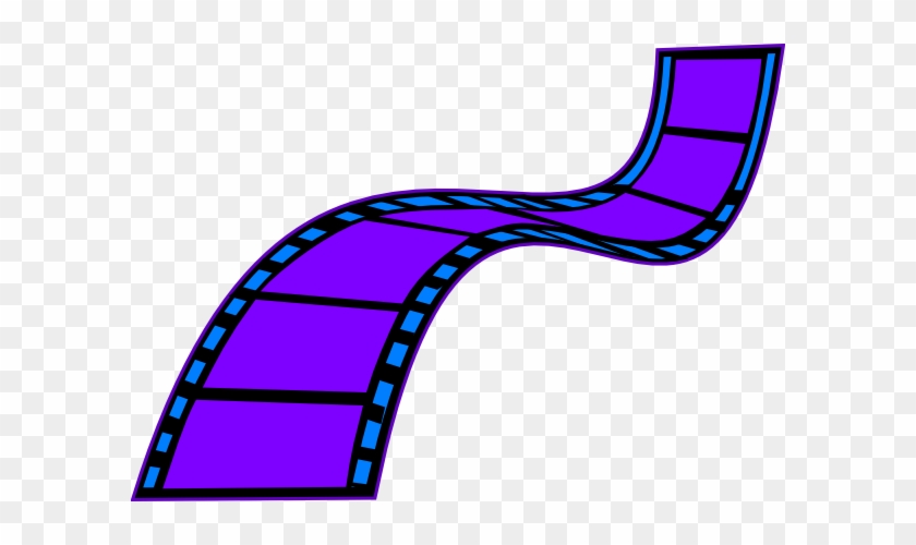 Film Reel Clipart Sepia Strip - Colored Film Strip Clipart #1184921