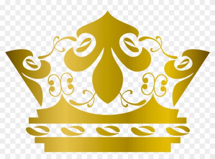 Crown Of Queen Elizabeth The Queen Mother Gold Clip - Gold Crown #1184994