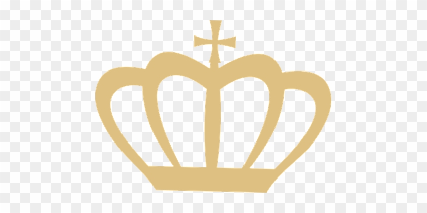 Crown Silhouette Gold Clip Art King Queen - Crown King Silhouette #1184999